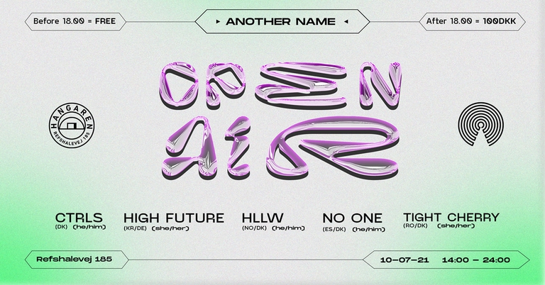 Another Name OPEN AIR @ Hangaren Outdoor