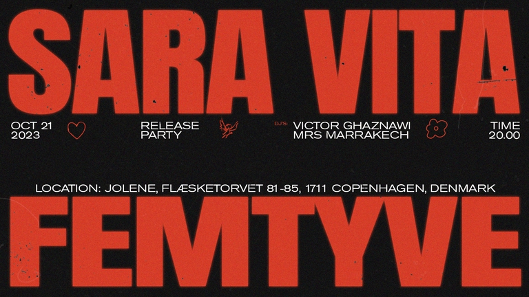 Sara Vita release "femtyve" w/ Victor Ghaznawi & Mrs Marrakech