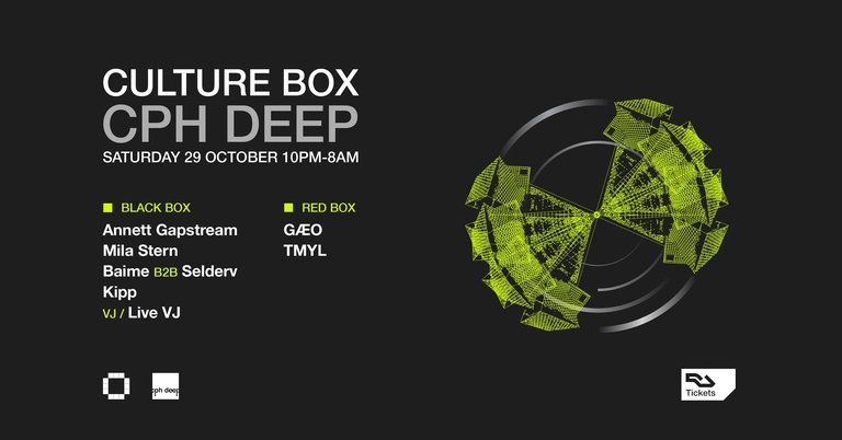 CPH Deep: Annett Gapstream / Mila Stern / Baime B2B Selderv / Kipp / GÆO / TMYL