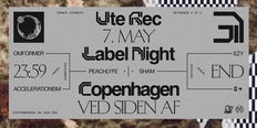Ute.Rec Label Night @ Ved Siden Af