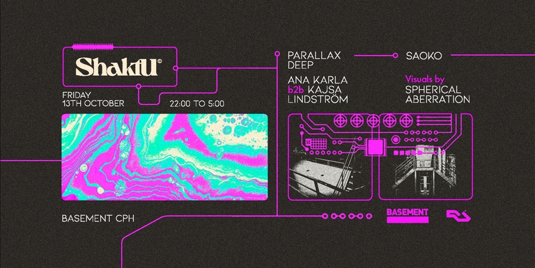 Shaktu: Parallax Deep│Kajsa Lindström│Ana Karla│Saoko│Spherical Aberration