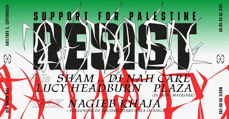 RESIST @ Den Anden Side - SUPPORT FOR PALESTINE
