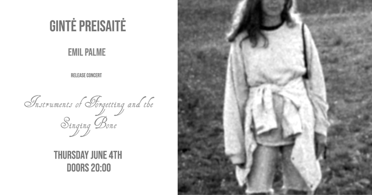 Gintė Preisaitė release concert / Emil Palme (support)