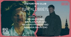 DISTORTION CLUB AT NATKLUBBEN // STORKEN (SE) - BRYNJOLFUR- RICHARD FRIBERT (SE)- AMANDA BAUN