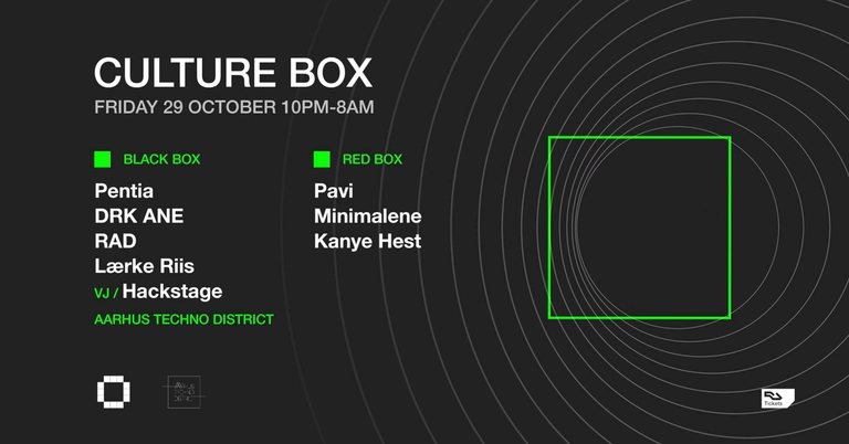 Aarhus Techno District: Pentia / DRK ANE / RAD / Lærke Riis / PAVI / Minimalene / KANYE HEST