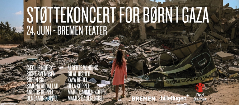 Sammen for Børnene i Gaza - Støttekoncert!