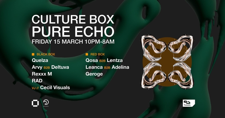 Pure Echo: Quelza / Arvy b2b Deltuva / Rexxx M / RAD / Qosa B2B Lentza / Leanca B2B Adelina / Geroge