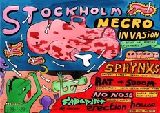 Stockholm Necro Invasion w: SPHYNXS/RAT OF SODOM/NO NOSE/SADOPIMP/ERECTION HOUSE @Mayhem