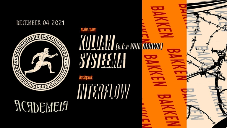 Nordroom pres: ACADEMEIA w/ Koloah, Interflow, Systeema