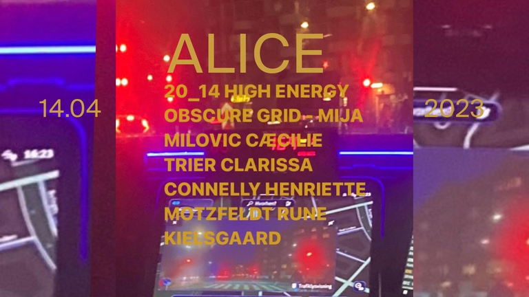 20_14: Mija Milovic + Cæcilie Trier + Clarissa Connelly m.fl. at ALICE på Stairway