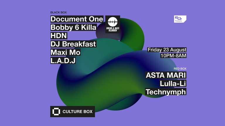 Drum & Bass Klubben: Document One + Drum & Bass Klubben / ASTA MARI / Lulla-Li / Technymph