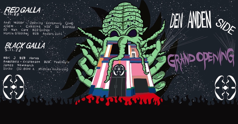 Den Anden Side - BLACK & RED GRAND OPENING GALLA