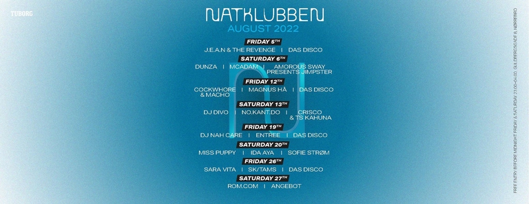 NATKLUBBEN -SARA VITA - SK/TAMS- DAS DISCO