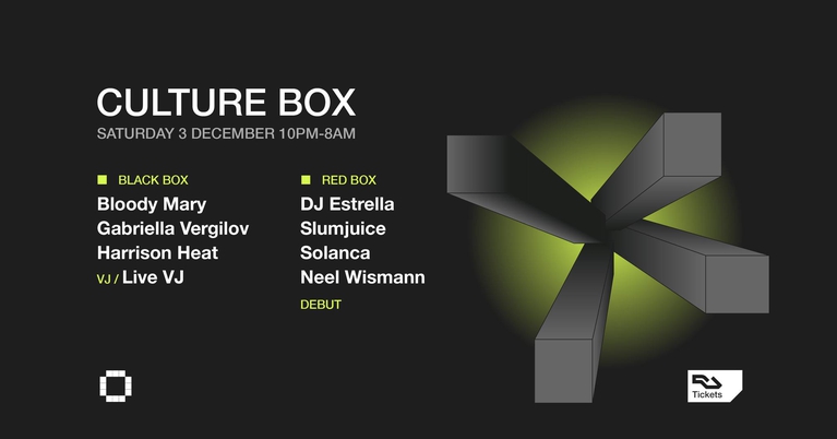 Bloody Mary / Gabriella Vergilov / Harrison Heat / DEBUT: DJ Estrella / Slumjuice / Solanca / Neel W