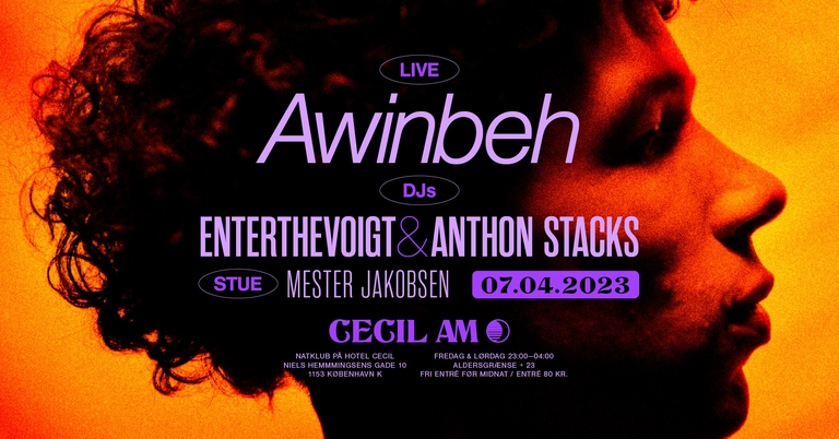 :::::: CECIL AM :::::: Awinbeh [live] + Enterthevoigt (dj) & Anthon Stacks (dj)