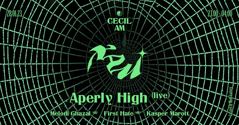 XAM x Cecil AM : Aperly High (live) + First Hate (DJ), Melodi Ghazal (DJ) & Kasper Marott