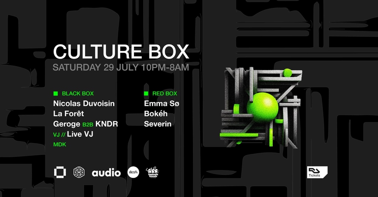 MDK: Nicolas Duvoisin / La Forêt / Geroge B2B KNDR / Emma Sø / Bokéh / Severin