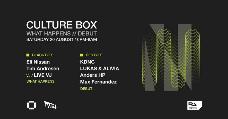 What Happens: Eli Nissan / Tim Andresen / Debut: KDNC / Lukas Keysell & Alivia / Anders HP / Max Fer