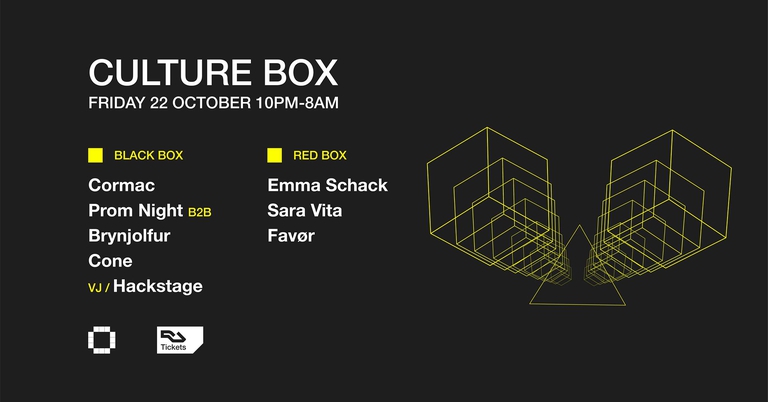 Cormac / Prom Night B2B Brynjolfur / Cone / Emma Schack / Sara Vita / Favør