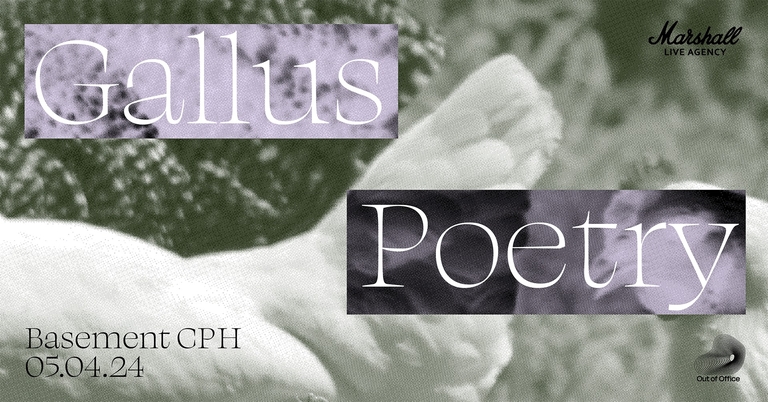 Gallus (UK) + Poetry (SE) at Basement CPH