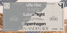 Ute.Rec Label Night @ Den Anden Side