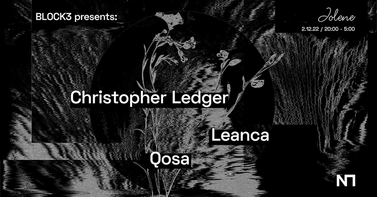 Block3 presents: Christopher Ledger