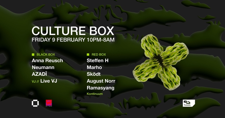 Anna Reusch / Neumann / AZADÎ  / Kontinuum: Steffen H / Marho B2B Sködt / August Norr B2B Ramasyang