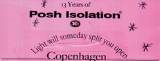13 Years of Posh Isolation / 16-18 nov 2022