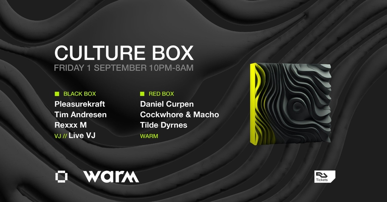 Pleasurekraft / Tim Andresen / Rexxx M / WARM: Daniel Curpen / Cockwhore & Macho / Tilde Dyrnes