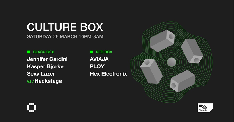 Jennifer Cardini / Kasper Bjørke / Sexy Lazer / AVIAJA / PLOY / Hex Electronix