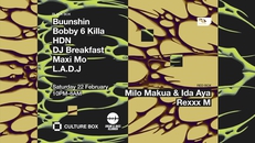 Drum & Bass Klubben: Buunshin + Drum & Bass Klubben / Milo Makua B2B Ida Aya / Rexxx M