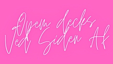 OPEN DECKS @ Ved Siden Af
