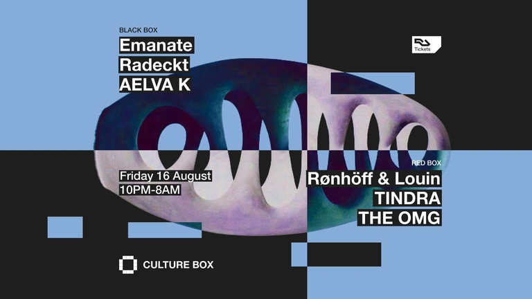 Emanate / Radeckt / AELVA K / Rønhöff & Louin / TINDRA / THE OMG