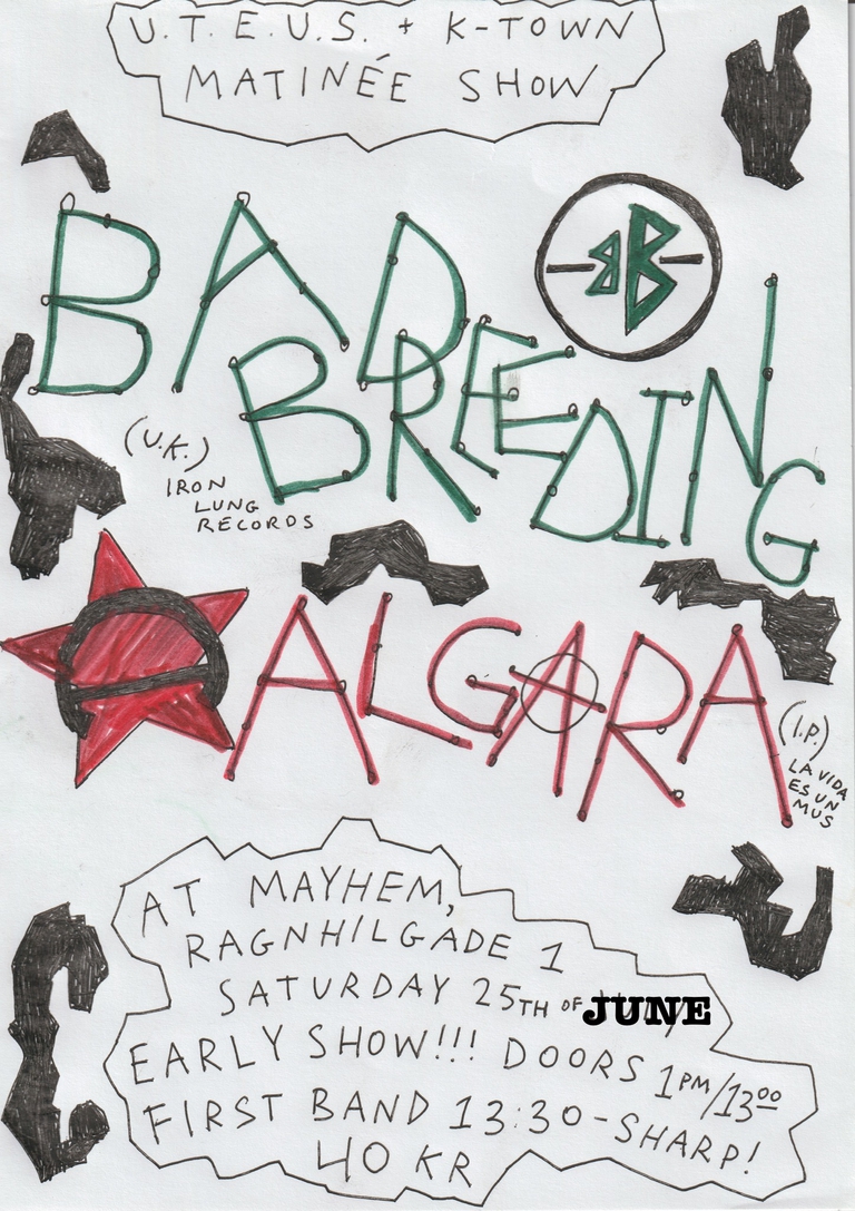 K-TOWN MATINÉE: BAD BREEDING + ALGARA
