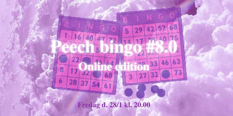 Peech bingo #8.0 (online)
