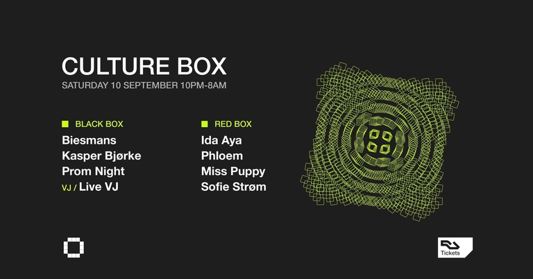 Biesmans / Kasper Bjørke / Prom Night / Ida Aya / Phloem / Miss Puppy / Sofie Strøm