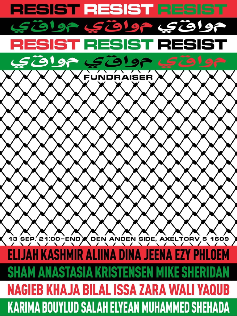 RESIST: Support and fundraisor for Palestine / den anden side