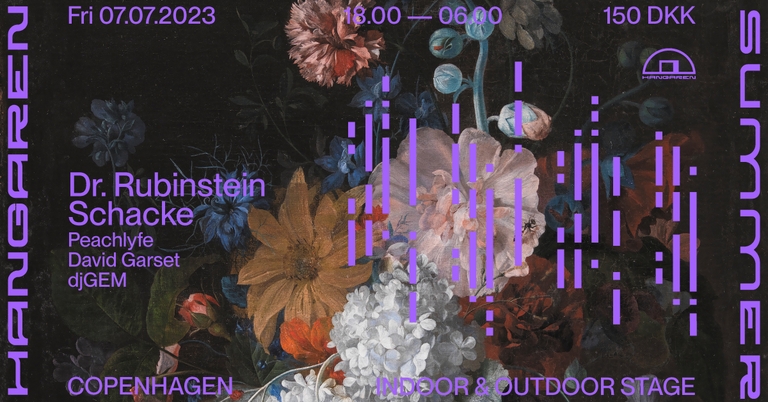 Hangaren Summer: Dr. Rubinstein (DE), Schacke, Peachlyfe, David Garset, djGEM