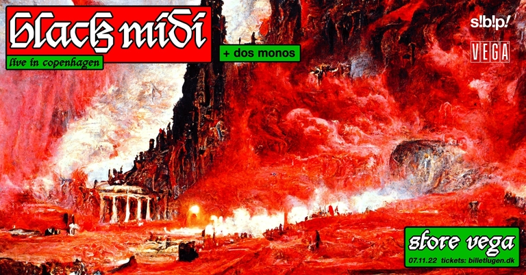 black midi (UK) + support: Dos Monos i Store VEGA